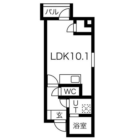 REXII茶屋ヶ坂の物件間取画像